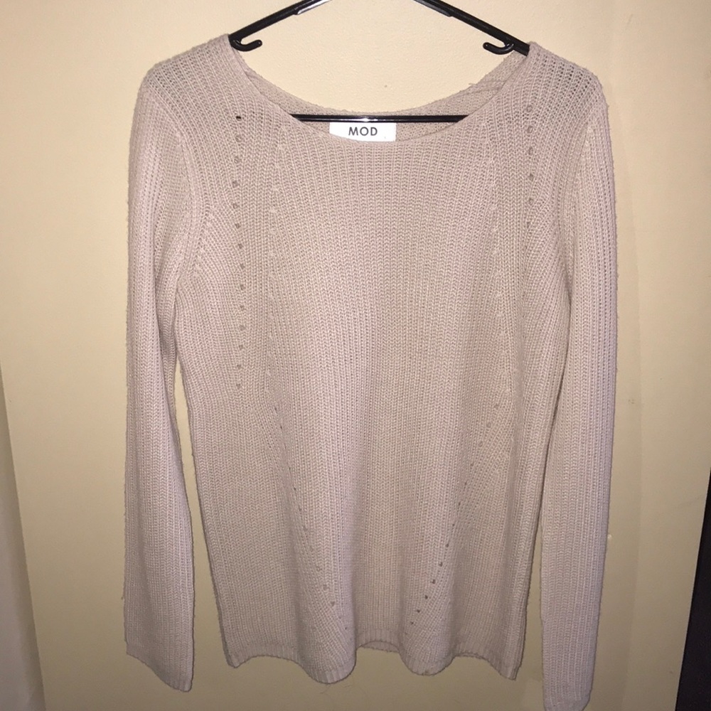 Pale Pink Knit Sweater